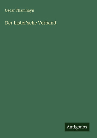Der Lister'sche Verband