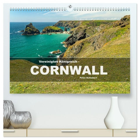 Vereinigtes Königreich - Cornwall (hochwertiger Premium Wandkalender 2027 DIN A2 quer), Kunstdruck in Hochglanz