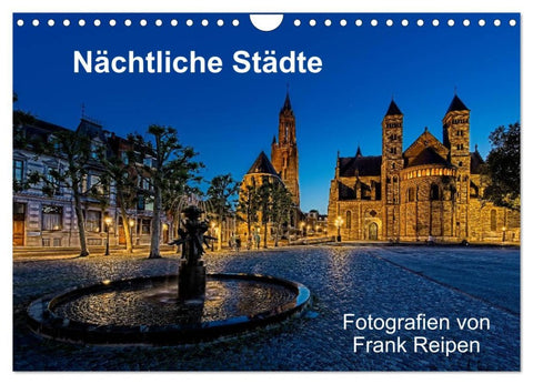 Nächtliche Städte (Wandkalender 2026 DIN A4 quer), CALVENDO Monatskalender