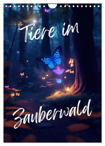 Tiere im Zauberwald (Wandkalender 2027 DIN A4 hoch), CALVENDO Monatskalender