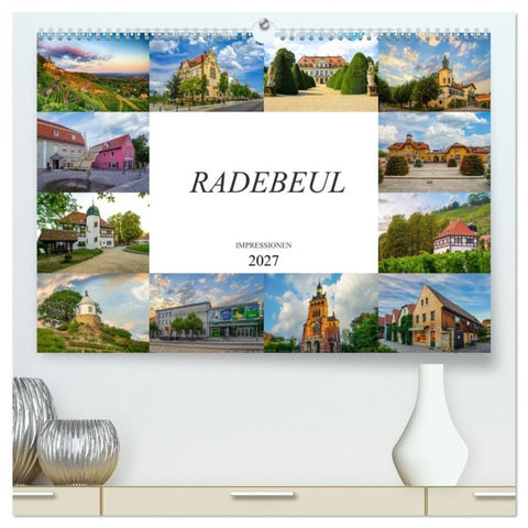 Radebeul Imressionen (hochwertiger Premium Wandkalender 2027 DIN A2 quer), Kunstdruck in Hochglanz