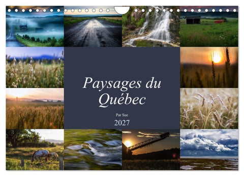 Paysages du Québec (Calendrier mural 2027 DIN A4 vertical), CALVENDO calendrier mensuel