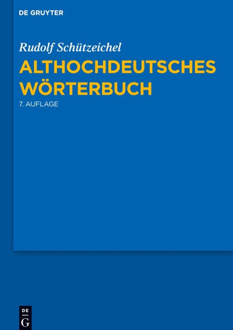 Althochdeutsches Wörterbuch