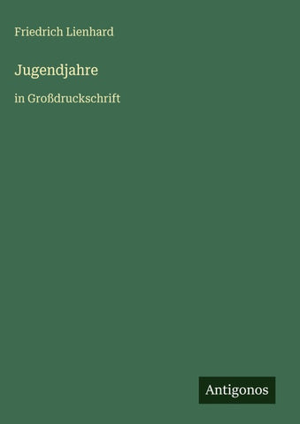 Jugendjahre