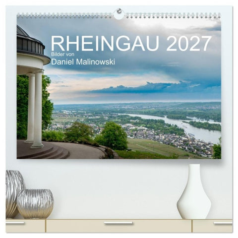 Rheingau 2027 (hochwertiger Premium Wandkalender 2027 DIN A2 quer), Kunstdruck in Hochglanz