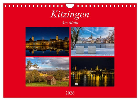 Kitzingen am Main (Wandkalender 2026 DIN A4 quer), CALVENDO Monatskalender