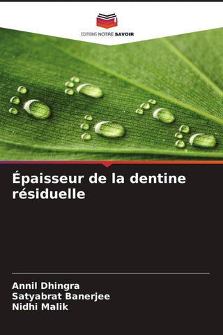 Épaisseur de la dentine résiduelle