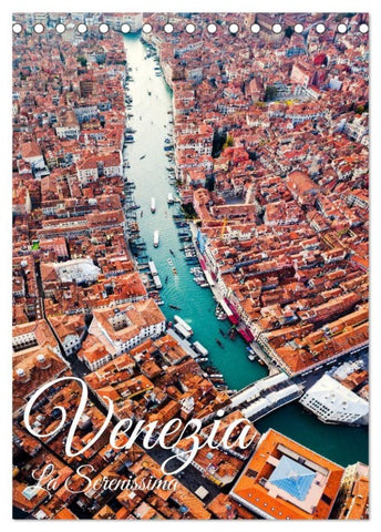Venezia - La Serenissima repubblica (Tischkalender 2027 DIN A5 hoch), CALVENDO Monatskalender