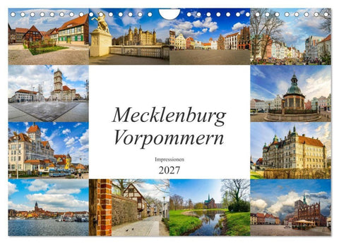 Mecklenburg Vorpommern Impressionen (Wandkalender 2027 DIN A4 quer), CALVENDO Monatskalender
