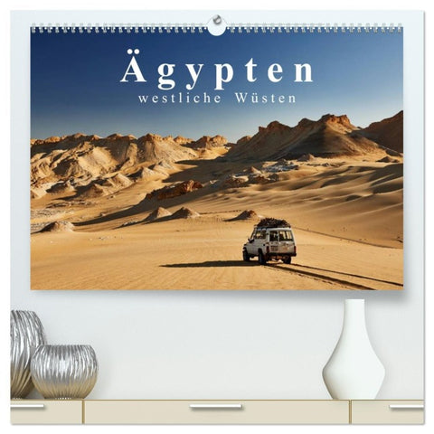 Ägypten - westliche Wüsten (hochwertiger Premium Wandkalender 2026 DIN A2 quer), Kunstdruck in Hochglanz
