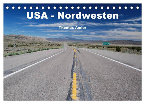 USA - Nordwesten (Tischkalender 2027 DIN A5 quer), CALVENDO Monatskalender