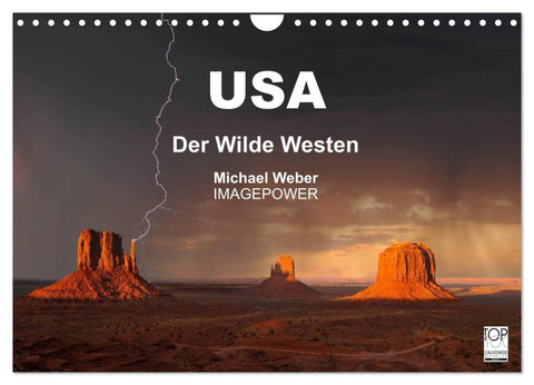 USA - Der Wilde Westen (Wandkalender 2027 DIN A4 quer), CALVENDO Monatskalender