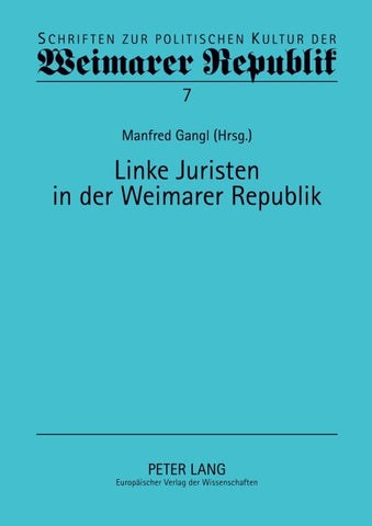 Linke Juristen in der Weimarer Republik