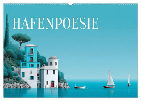 Hafenpoesie (Wandkalender 2027 DIN A2 quer), CALVENDO Monatskalender