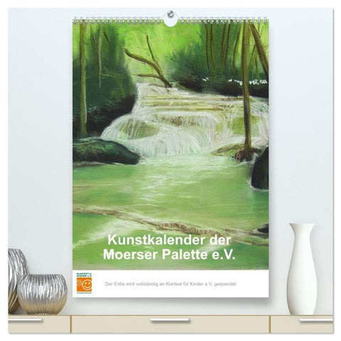 Kunstkalender der Moerser Palette e.V. (hochwertiger Premium Wandkalender 2027 DIN A2 hoch), Kunstdruck in Hochglanz