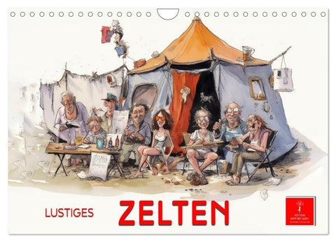 Lustiges Zelten (Wandkalender 2027 DIN A4 quer), CALVENDO Monatskalender