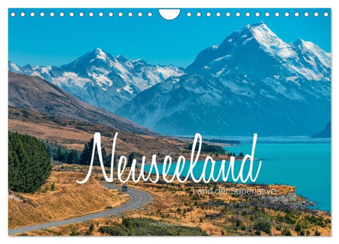 Neuseeland - Land der Superlative (Wandkalender 2027 DIN A4 quer), CALVENDO Monatskalender