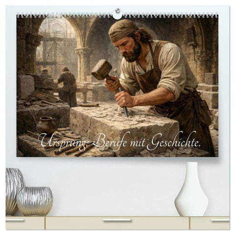 Ursprung: Berufe mit Geschichte. (hochwertiger Premium Wandkalender 2027 DIN A2 quer), Kunstdruck in Hochglanz