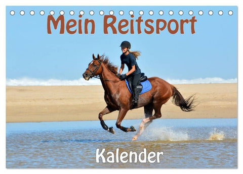 Mein Reitsport Kalender (Tischkalender 2027 DIN A5 quer), CALVENDO Monatskalender