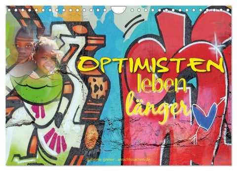 Optimisten leben länger (Wandkalender 2027 DIN A4 quer), CALVENDO Monatskalender