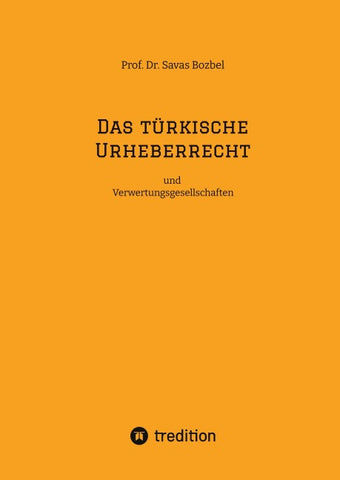 Das türkische Urheberrecht