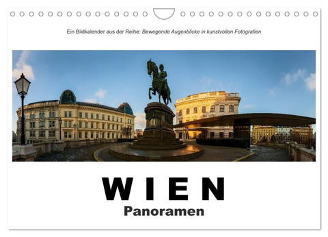 Wien Panoramen (Wandkalender 2026 DIN A4 quer), CALVENDO Monatskalender