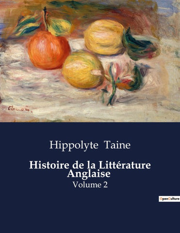 Histoire de la Littérature Anglaise