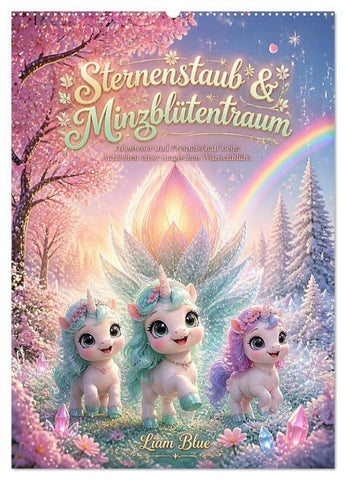 Sternenstaub und Minzblütentraum (Wandkalender 2027 DIN A2 hoch), CALVENDO Monatskalender
