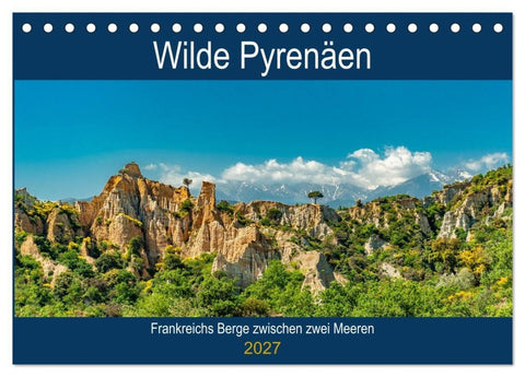 Wilde Pyrenäen (Tischkalender 2027 DIN A5 quer), CALVENDO Monatskalender