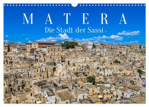 Matera - Die Stadt der Sassi (Wandkalender 2027 DIN A3 quer), CALVENDO Monatskalender