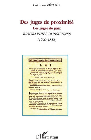 DES JUGES DE PROXIMITÉ