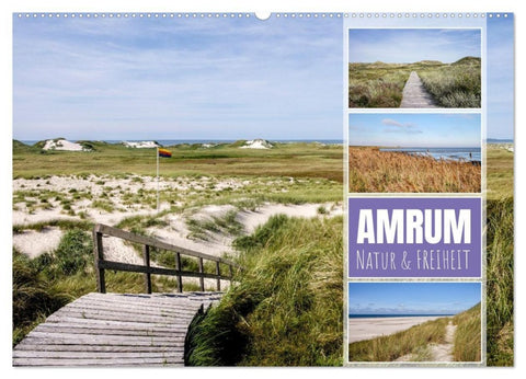 Amrum: Natur und Freiheit (Wandkalender 2027 DIN A2 quer), CALVENDO Monatskalender