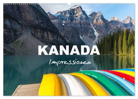 Kanada - Impressionen (Wandkalender 2027 DIN A2 quer), CALVENDO Monatskalender