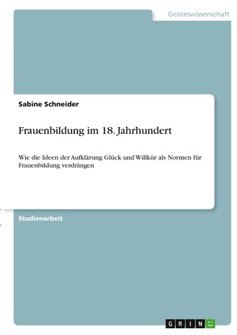Frauenbildung im 18. Jahrhundert