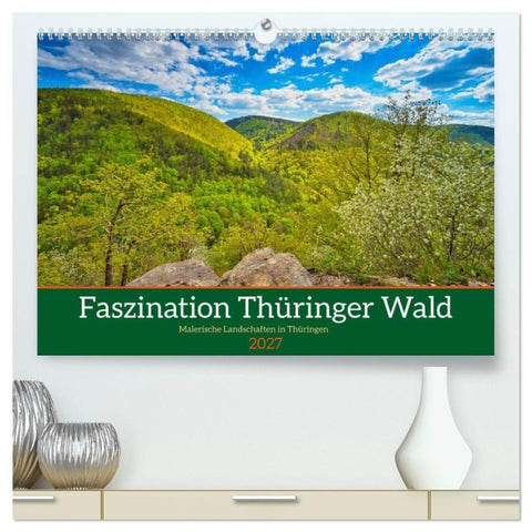 Faszination Thüringer Wald (hochwertiger Premium Wandkalender 2027 DIN A2 quer), Kunstdruck in Hochglanz