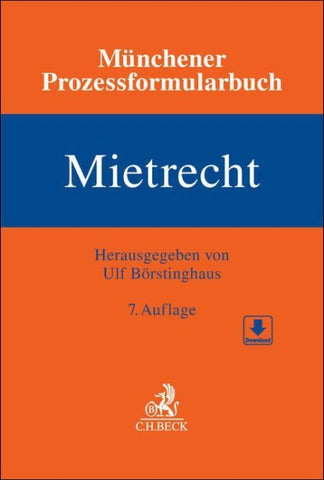 Münchener Prozessformularbuch Mietrecht