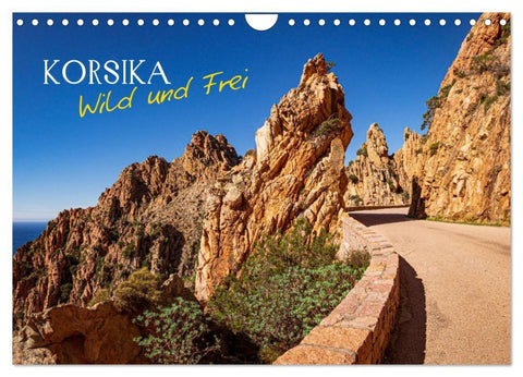 Korsika Wild und Frei (Wandkalender 2026 DIN A4 quer), CALVENDO Monatskalender