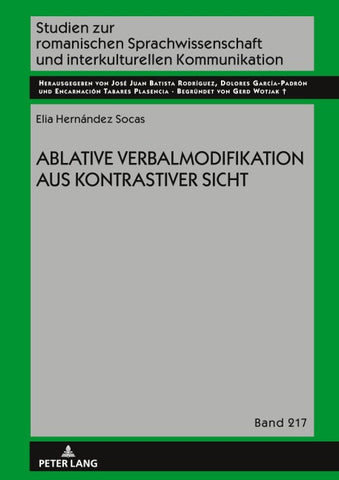 Ablative Verbalmodifikation aus kontrastiver Sicht