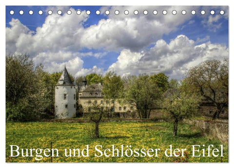 Burgen und Schlösser der Eifel (Tischkalender 2026 DIN A5 quer), CALVENDO Monatskalender