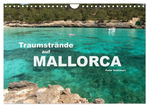 Traumstrände auf Mallorca (Wandkalender 2027 DIN A4 quer), CALVENDO Monatskalender