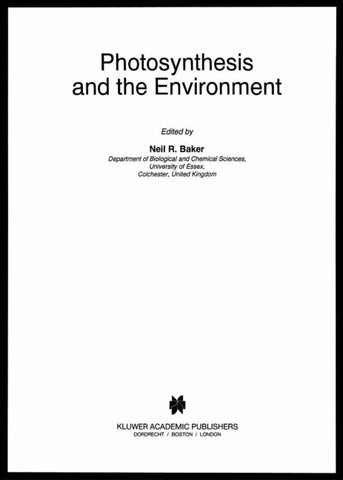 Photosynthesis and the Environment