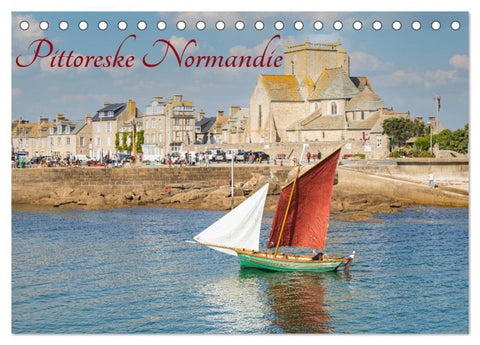 Pittoreske Normandie (Tischkalender 2027 DIN A5 quer), CALVENDO Monatskalender