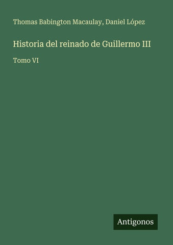 Historia del reinado de Guillermo III