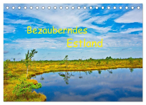 Bezauberndes Estland (Tischkalender 2027 DIN A5 quer), CALVENDO Monatskalender