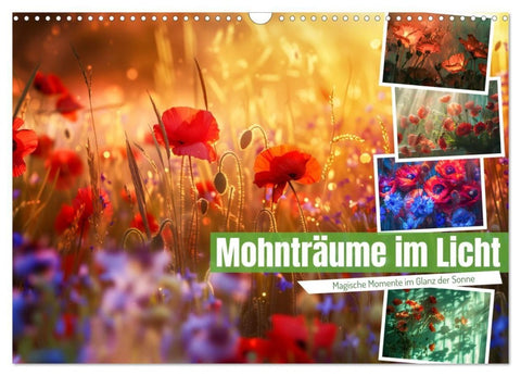 Mohnträume im Licht (Wandkalender 2027 DIN A3 quer), CALVENDO Monatskalender