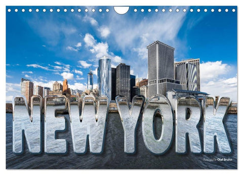 New York (Wandkalender 2026 DIN A4 quer), CALVENDO Monatskalender