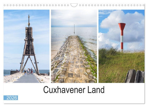 Cuxhavener Land (Wandkalender 2026 DIN A3 quer), CALVENDO Monatskalender