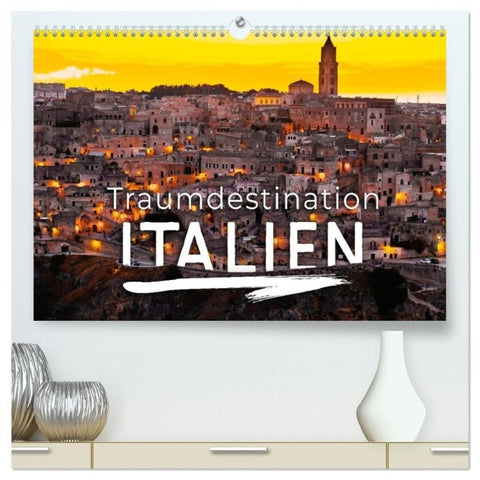 Traumdestination Italien (hochwertiger Premium Wandkalender 2027 DIN A2 quer), Kunstdruck in Hochglanz