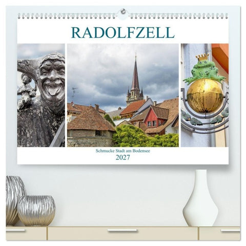 Radolfzell - schmucke Stadt am Bodensee (hochwertiger Premium Wandkalender 2027 DIN A2 quer), Kunstdruck in Hochglanz