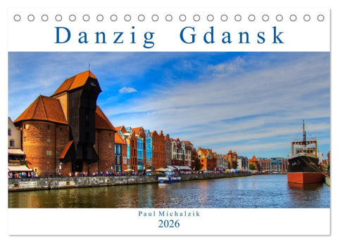 Danzig Gdansk (Tischkalender 2026 DIN A5 quer), CALVENDO Monatskalender